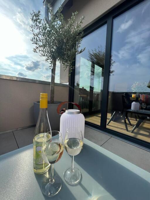 Rueckzugsort Im Rebenmeer Mit Terrasse, Grill & Parkplatz Venningen Luaran gambar
